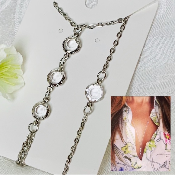 BelleAireBoutique Jewelry - Boutique | Crystal Body Chain